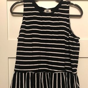 Old Navy Black Peplum tee